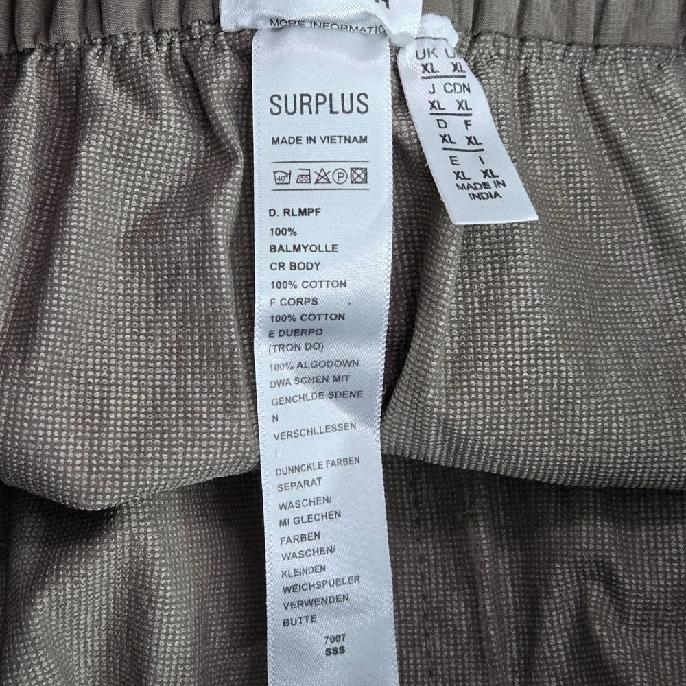 The North Face Men Pants XL Beige Solid Cotton Cargo 29